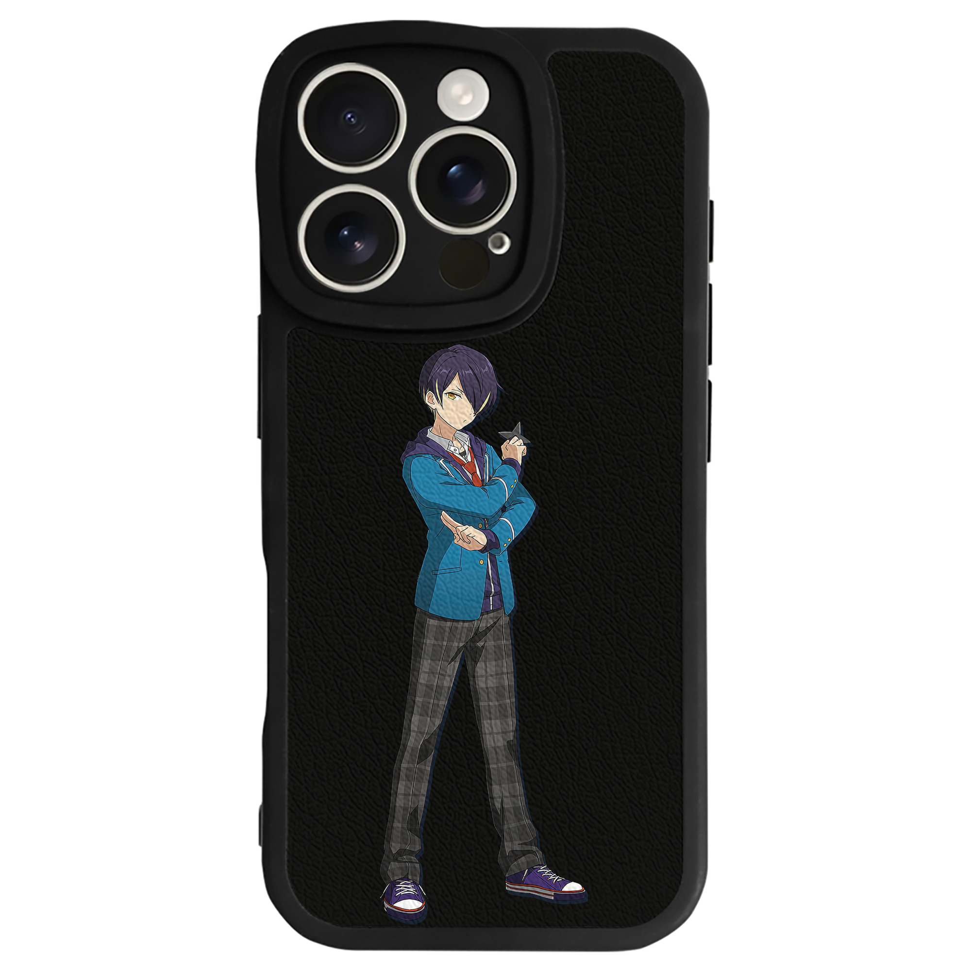 （画像用） あんさんぶるスターズ! Ensemble Stars 【iPhone 16シリーズ対応】シリコンスマホケース（レザー調） 材質：シリコン